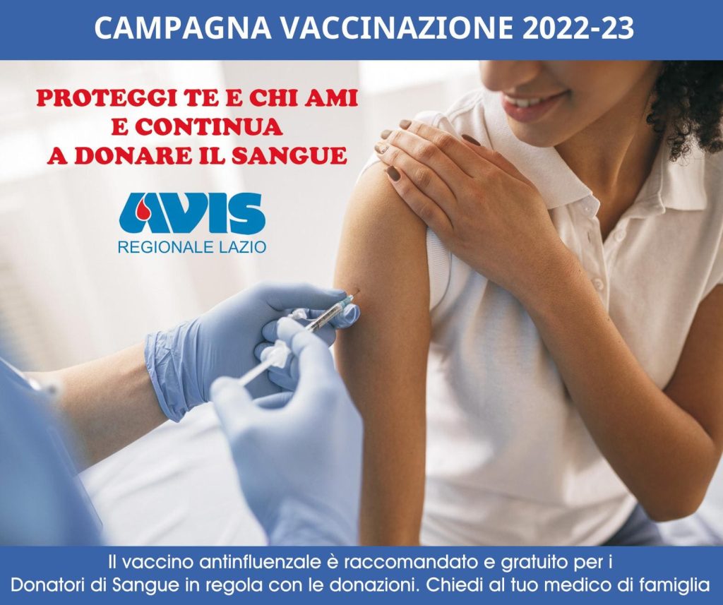 Vaccino antinfluenzale e donazione di sangue