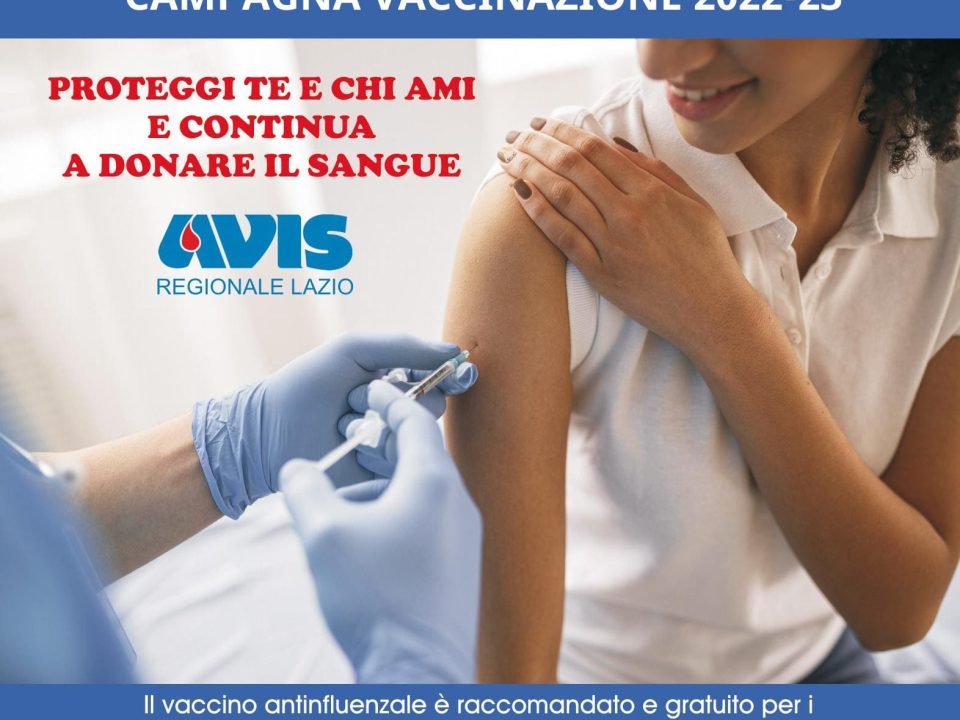 Vaccino antinfluenzale e donazione di sangue